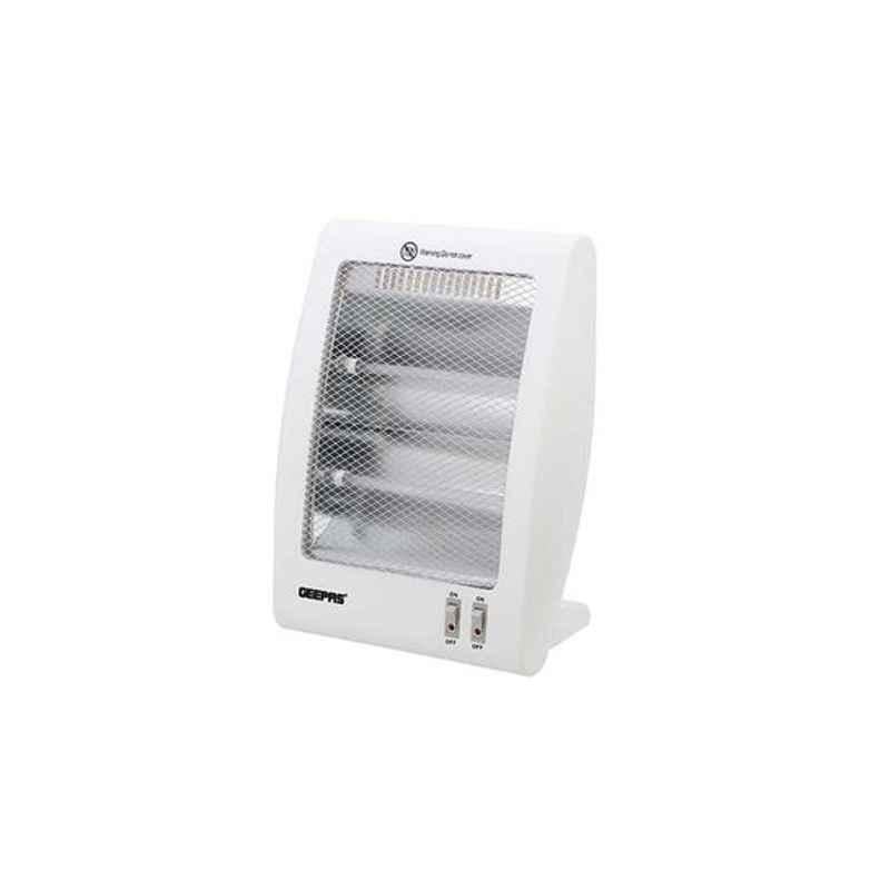 Geepas 800W Plastic White Heater Adjustable Thermostat, GQH28522