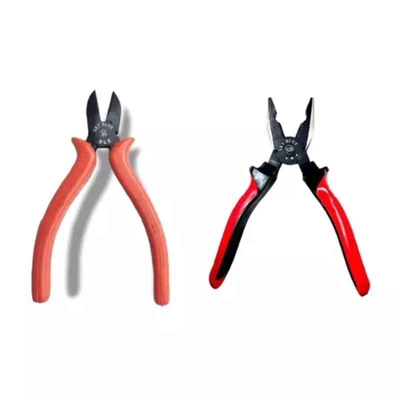 Sky Blue 2 Pcs 8 inch Lineman Plier Combo, SBE_PLIER_COMBOS_COMBO_810