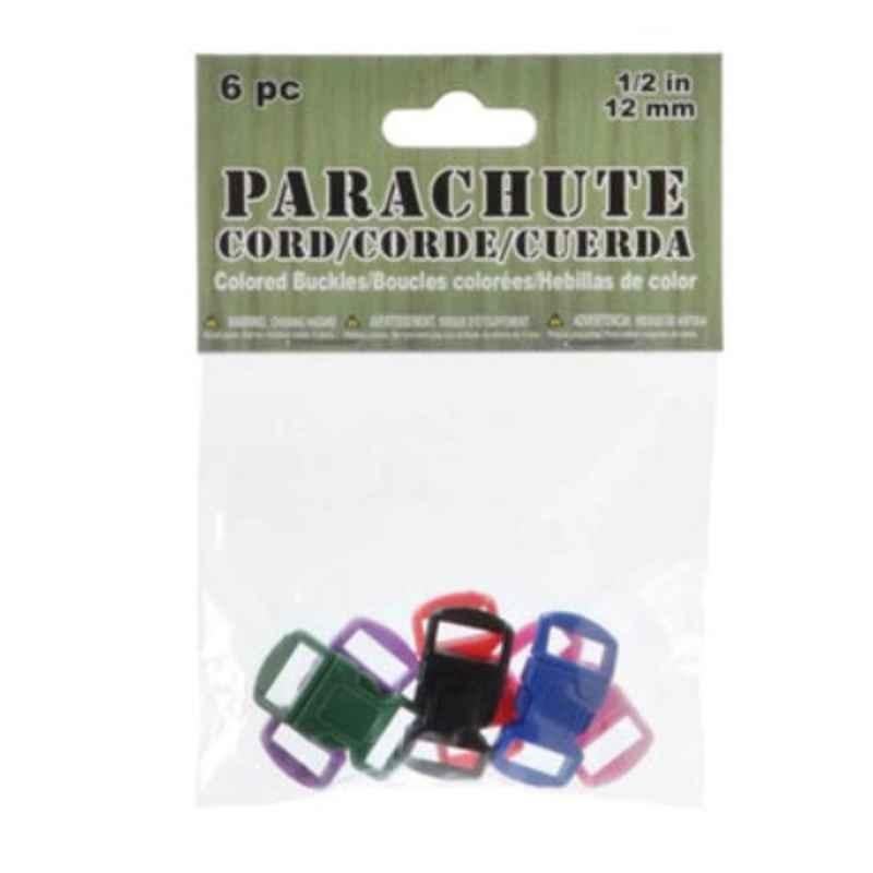 Parachute 12mm Brights Cord Buckles (Pack of 6)