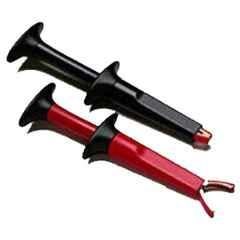 Fluke AC220 10A 1000V Red & Black Suregrip Alligator Clip, 1610103