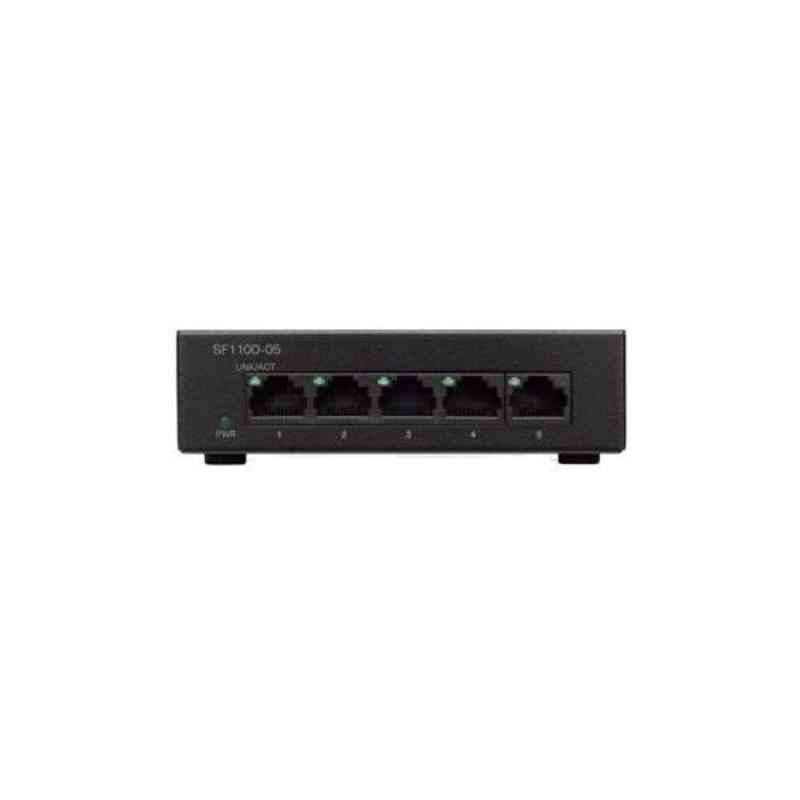 Cisco SF110D05 5 Ports 10/100 Unmanaged Switch, SF110D05UK