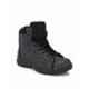 Eego Italy Leather Steel Toe Black Work Safety Boots, Size: 11, WW-45