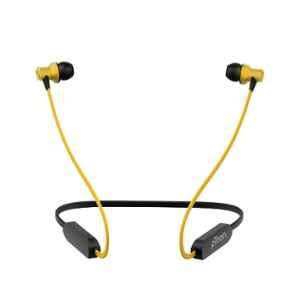 Ptron Avento Classic Black & Yellow Bluetooth Wireless Earphones