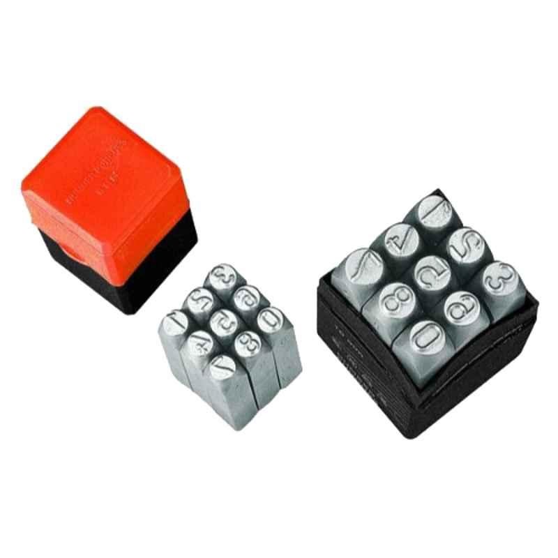 Groz NP/3 9 pcs 3mm Steel Number Stamp Set, 25902