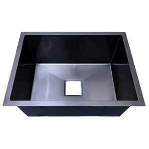 10X 24x18x9 inch Stainless Steel Black Single Bowl Kitchen Sink