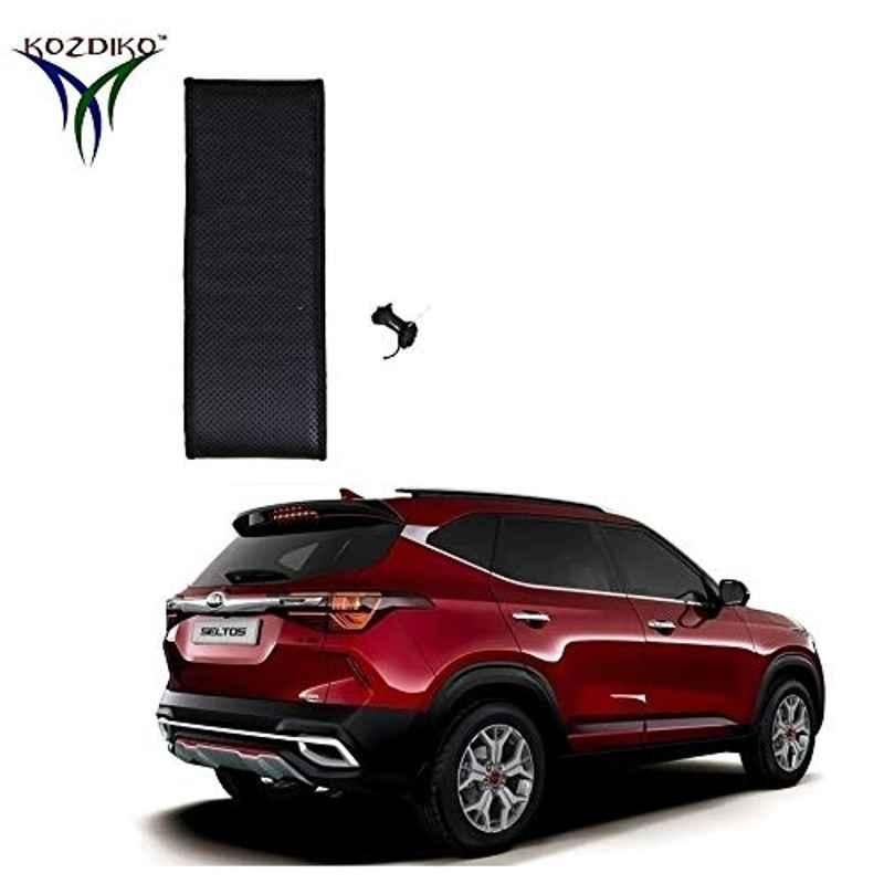 Kozdiko Black Car Steering Cover for Kia Seltos