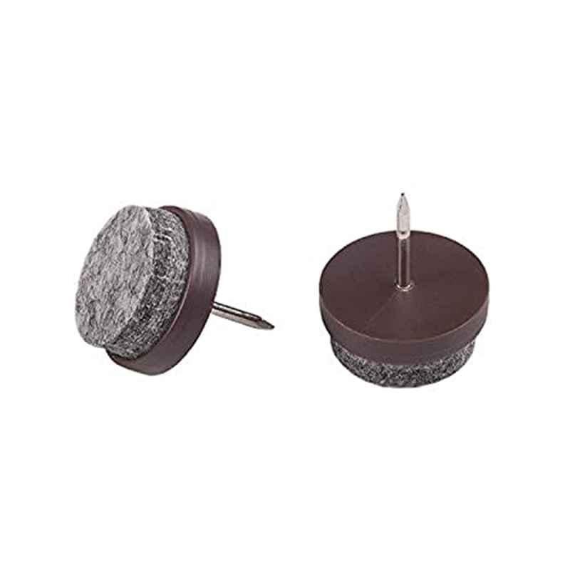 Fix-O-Moll 20mm Brown Felt Glider Wood Pin