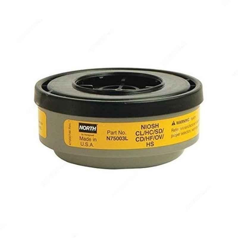 Honeywell N Series COP Polystyrene Safety Organic Vapor Acid Gas Respirator Cartridge, N75003L