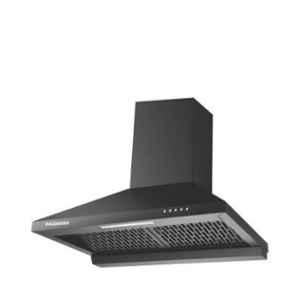 Padmini Essentia Pyramid FL 60 1200 CMH 60cm Black Wall Mounting Pyramid Chimney