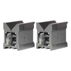 Crystal 2 Pcs 40x50x40mm 2 inch Magnetic Iron V Block Set, 1803HP