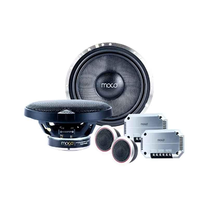 Moco 80W 6.5 inch Fiber Glass Black Extra-Bass Component Speakers Set, CO-02.80