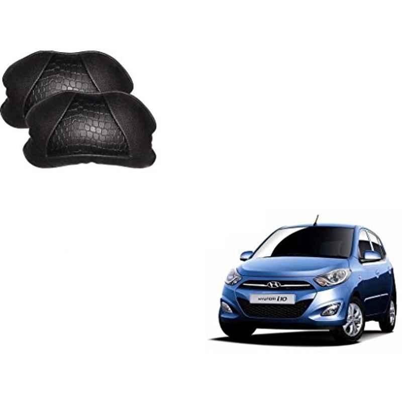 Kozdiko 2 Pcs Memory Foam Black Neck Rest Cushion Pillow Set for Hyundai i10