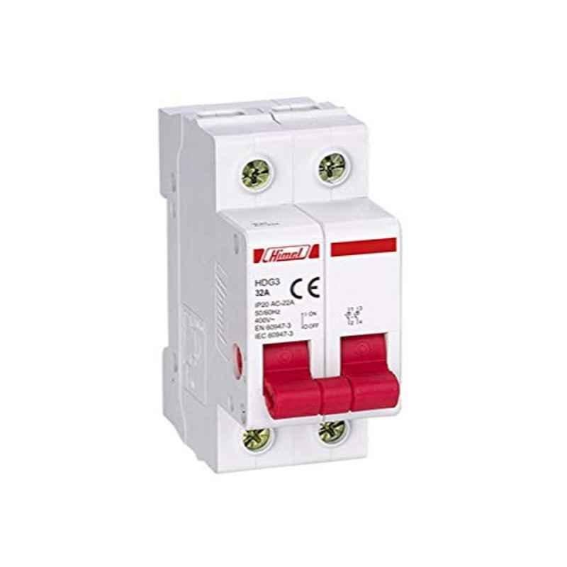 Himel 32A 2P DIN Isolator Switch, HDG3232