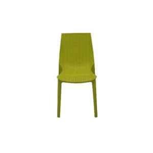 Supreme Lumina Premium Plastic Lemon Yellow Chair without arm (Pack of 2)