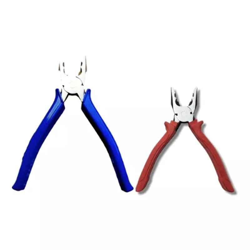 Sky Blue 2 Pcs 7.8 inch Lineman Plier Combo, SBE_PLIER_COMBOS_COMBO_085