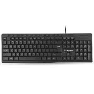 Lapcare E9 117 Keys USB Multimedia Wired Keyboard, LKKBMU6289