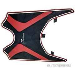 Meenu Arts Tow Wheeler Foot Mat (Red) Type-12 for Honda Activa 4G