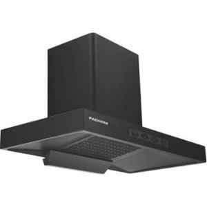 Padmini Essentia Turbo Maxx 60 1450 CMH 60cm Black Wall Mounting Rectangular Chimney