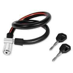 Buy Voltizi Steel Black Painted Finish Heavy Duty Helmet Cable