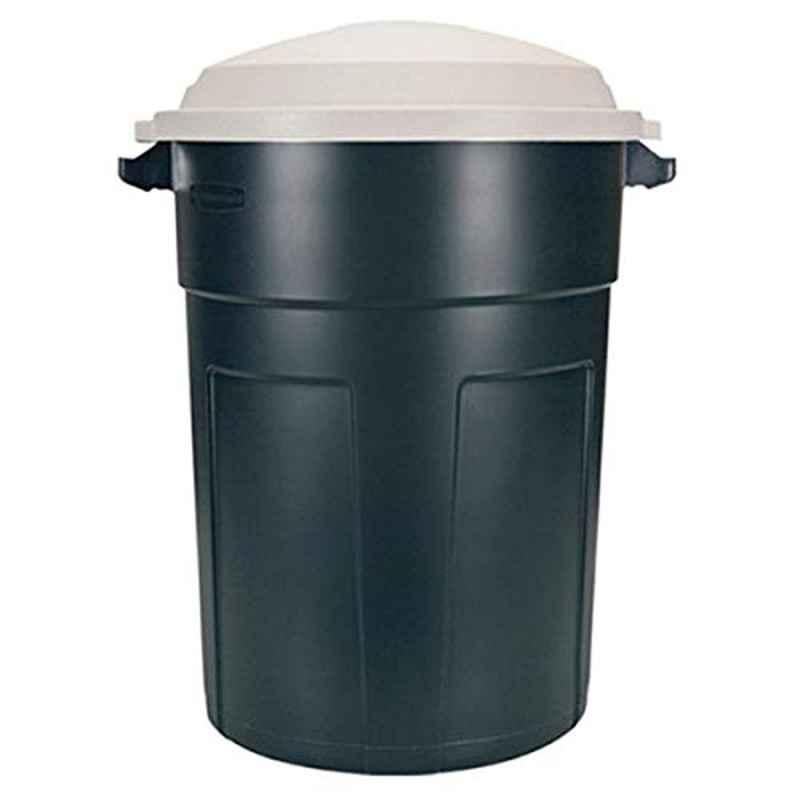 Rubbermaid 32 Gallon Black Evergreen Trash Can