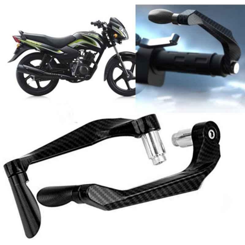 Auto Pearl 2 Pcs Aluminium Carbon Black Brake Clutch Lever Set for TVS Sport