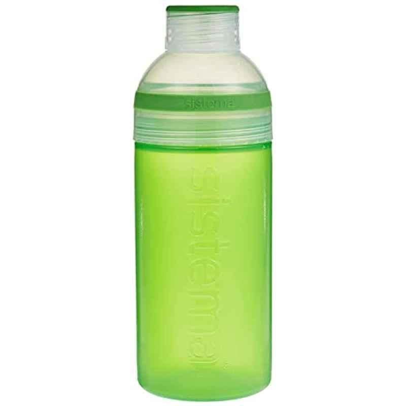 Sistema 580ml Plastic Green Trio Bottle