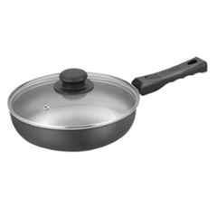 Padmini 240mm Induction Base Non Stick Fry Pan with Glass Lid (Pack of 5)