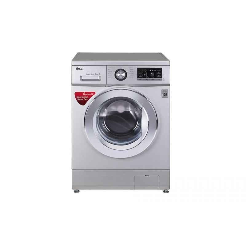 LG 9kg Luxury Silver Front Loading Fully Automatic Washing Machine, FH4G6VDNL42