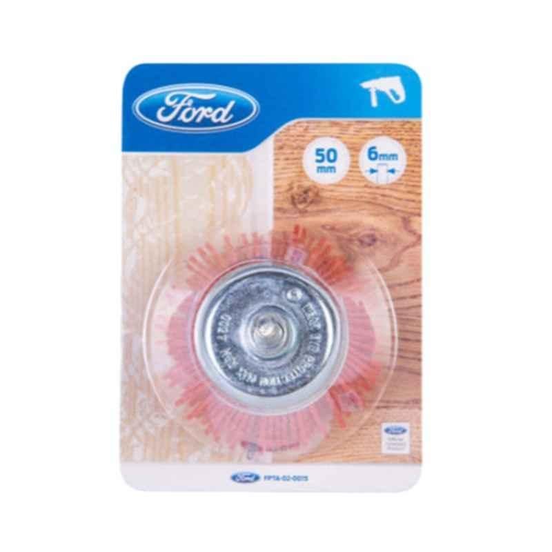 Ford 50mm Nylon Silver & Pink Cup Brush, FPTA-02-0015