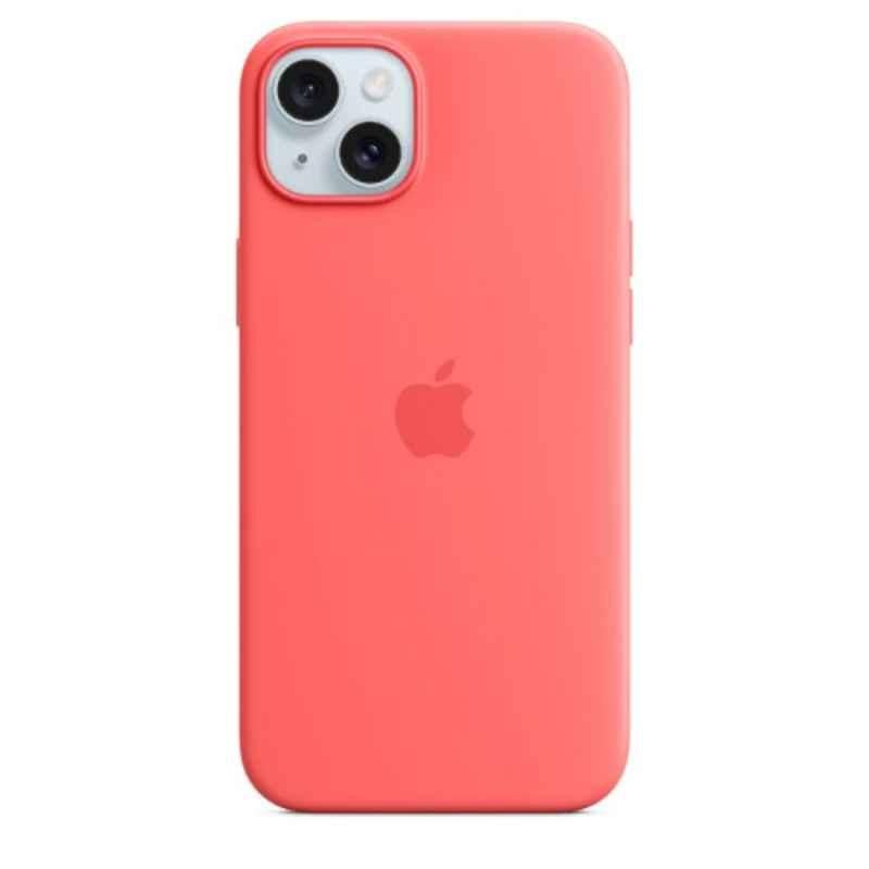 Apple iPhone 15 Plus Silicone Guava Back Case with MagSafe, MT163ZM/A