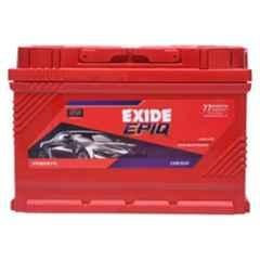 Exide EPIQ 74Ah Tubular Battery for Car, SUV & MUV, EPIQDIN74L
