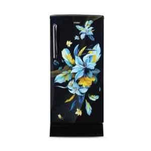 Haier 190 Litre 5 Star Black Opal Direct Cool Single Door Refrigerator with Base Drawer, HRD-2105PKO-P