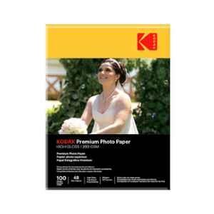 Kodak 100 Sheets 260GSM 4R White High Glossy Photo Paper, 826046G-1