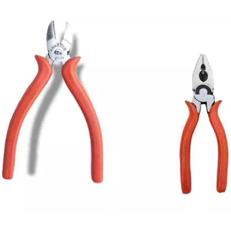 Sky Blue 2 Pcs 7.8 inch Lineman Plier Combo, SBE_PLIER_0317
