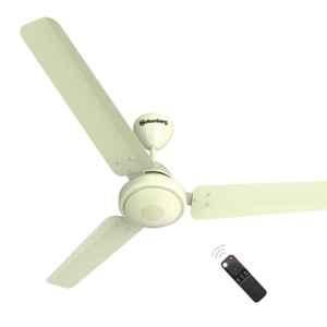 Atomberg Efficio 1200 mm 3 Blade Ceiling Fan with Remote Control High Speed BLDC 5 Star BEE Rating & LED Light Ivory Color with 2 Years Warranty