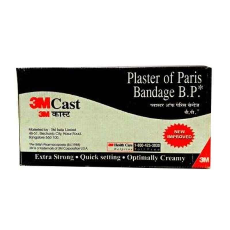 3M 10cm Cast Plaster of Paris BP Galaxy Bandage (Pack of 12)
