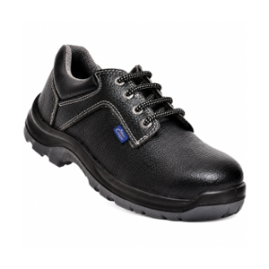 Allen Cooper AC-1284 Antistatic Steel Toe Black Work Safety Shoes, Size: 9