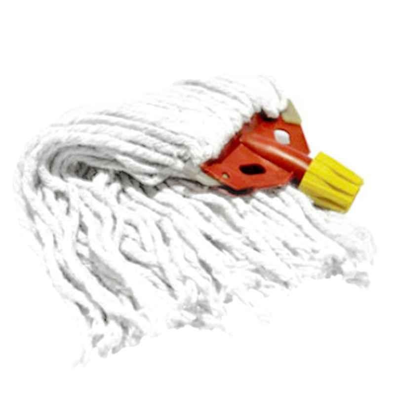 AKC 350g Plastic Clip Cotton Mop with Stick, CM08