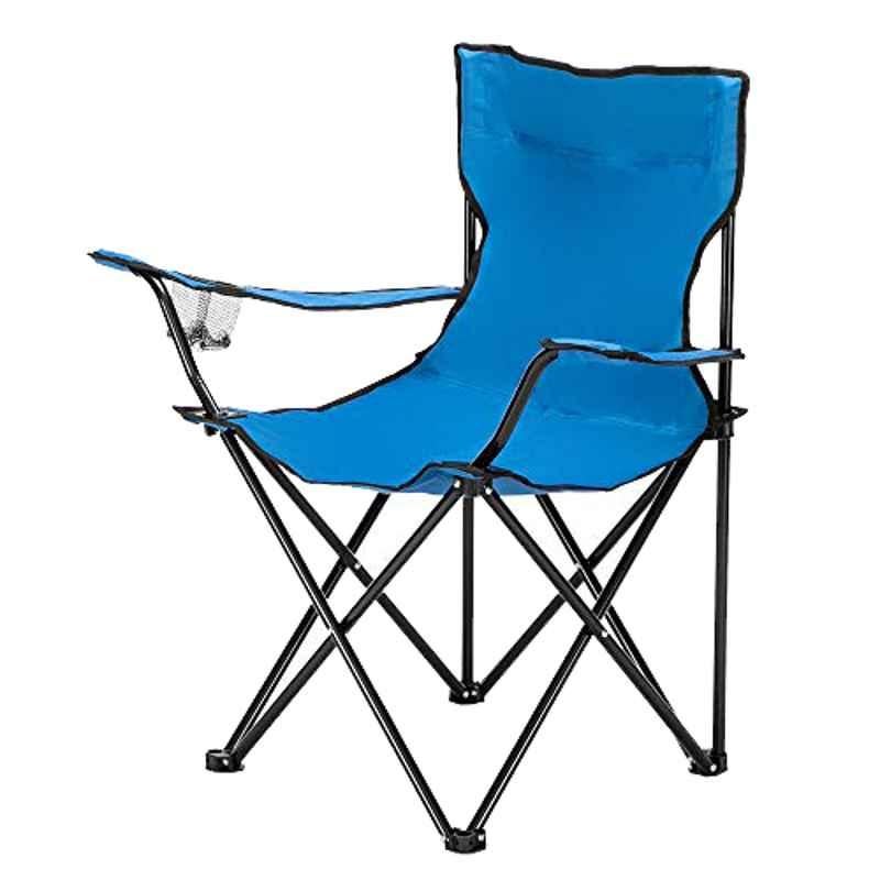 Rubik Iron Royal Blue Folding Beach Chair