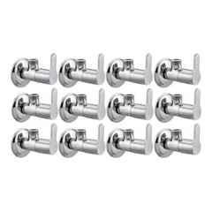 Fastgear Marc Stainless Steel Silver Chrome Finish Angle Valve, FG073 (Pack of 12)