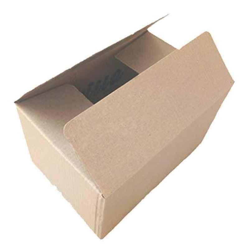 Buy ABS 9x6x4.5 inch 3 Ply Paper Brown Rectangular Corrugated Box