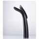 Bassino Brass Black Extended Body Single Handle Bathroom Sink Wash Basin Mixer Tap, BTT_2032