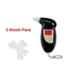 Real Instruments AT 68S Portable Digital Breath Alcohol Tester with 5 Pcs Mouthpiece, AT-03
