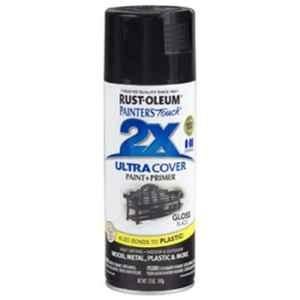 Rust-Oleum 340g Gloss Black Painters Touch Acrylic Spray Paint for Plastic, Metal & Wood, 249122