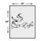 Kayra Decor 16x24 inch PVC Coffee Reusable Wall Stencil, KHS244