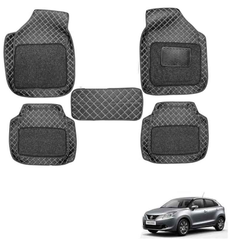 Buy Kozdiko Pcs Waterproof Luxury 7D Black Leatherette Car