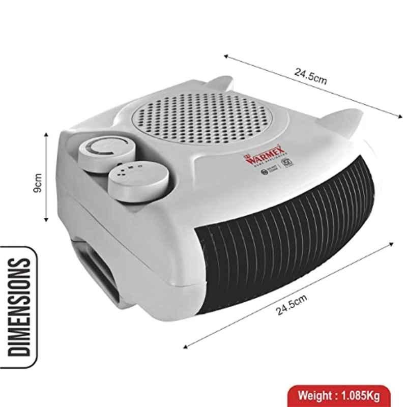 Warmex 2000W ABS White Fan Room Heater, FH-09