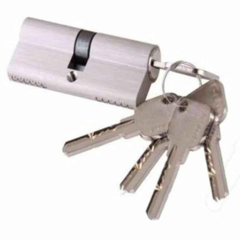 TCT 70mm Silver Cylinder Door Lock with Keys