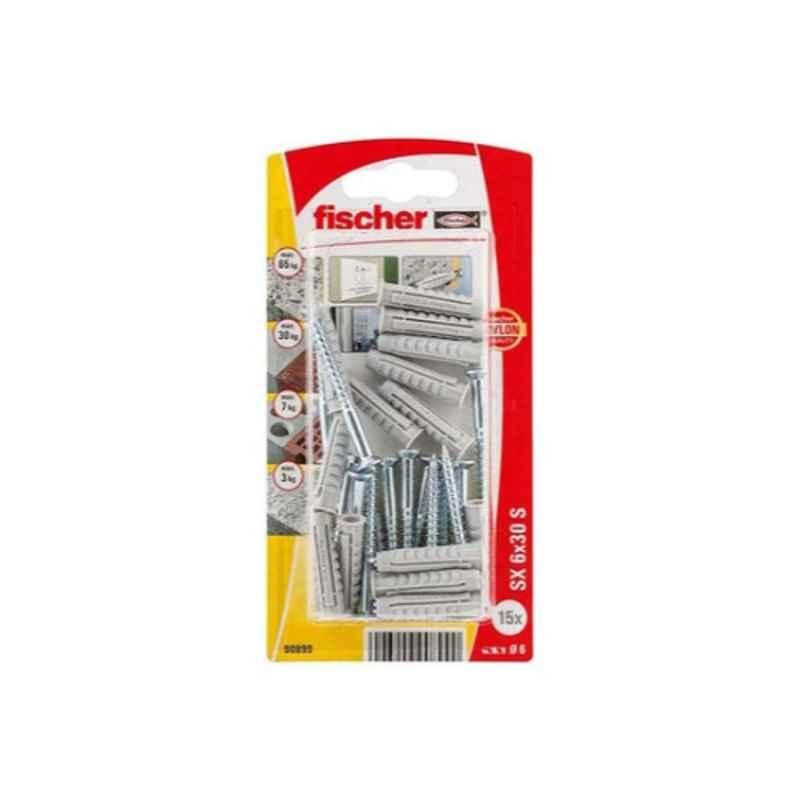Fischer 14871 Silver & Grey Expansion Plug with Screw