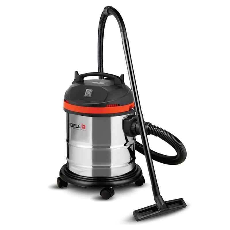iBELL Cyclone-1400 1400W 20kPa 20L Stainless Steel Silver & Black HEPA Canister Wet & Dry Vacuum Cleaner